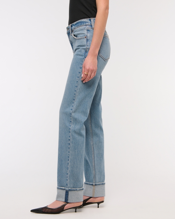 Mid Rise 90s Straight Jean