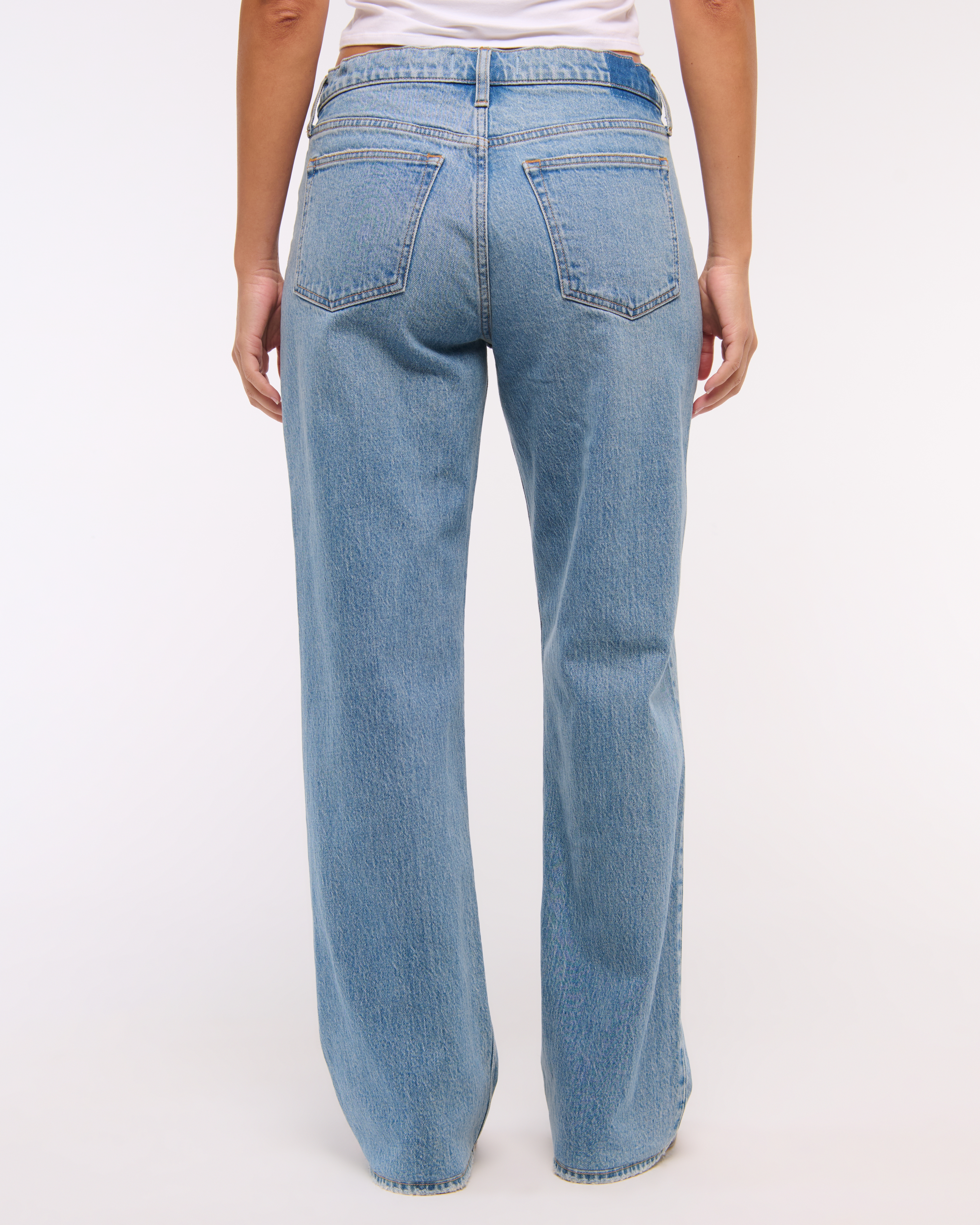 Abercrombie & Fitch Curve Love Low Rise Baggy Jean