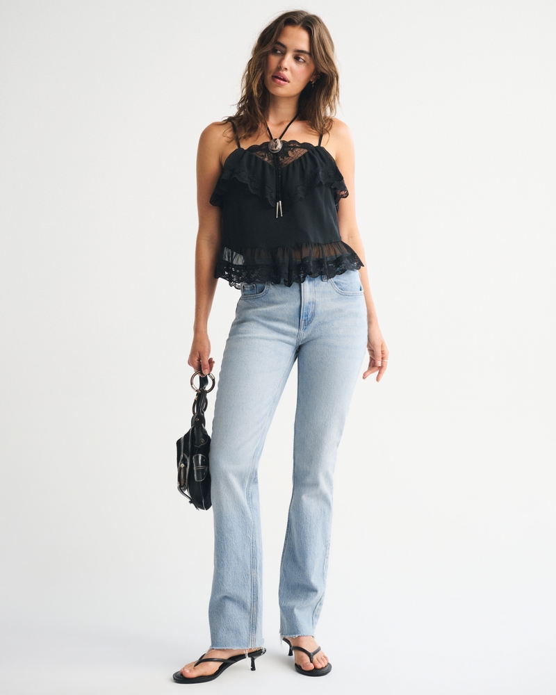 Mid Rise 90s Straight Jean