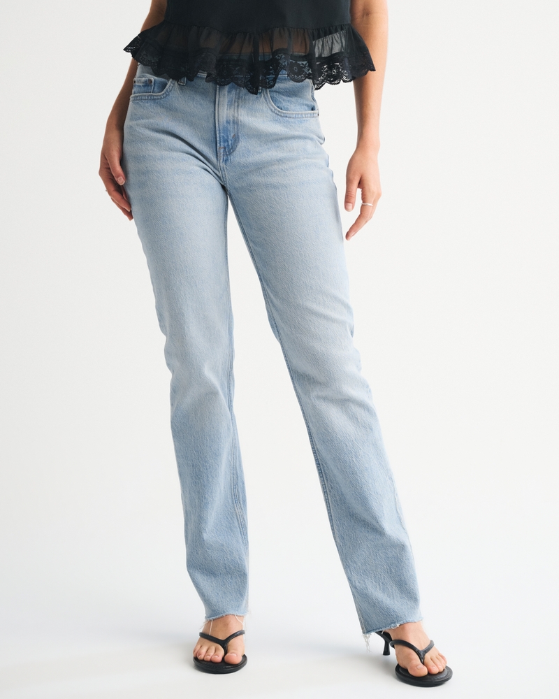 Mid Rise 90s Straight Jean