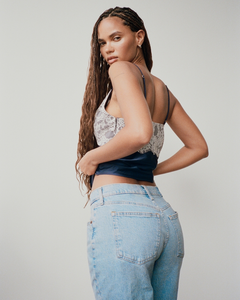 Curve Love Low Rise Baggy Jean