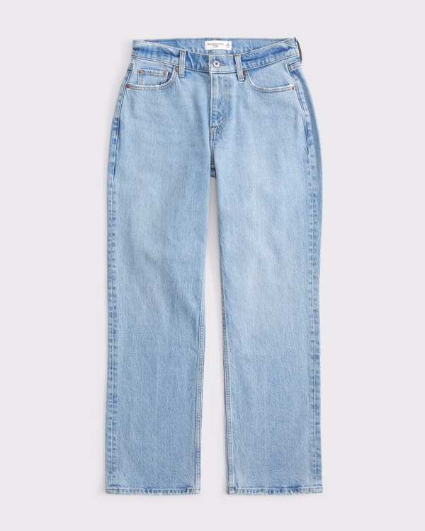 Curve Love Low Rise Baggy Jean, Light view 1