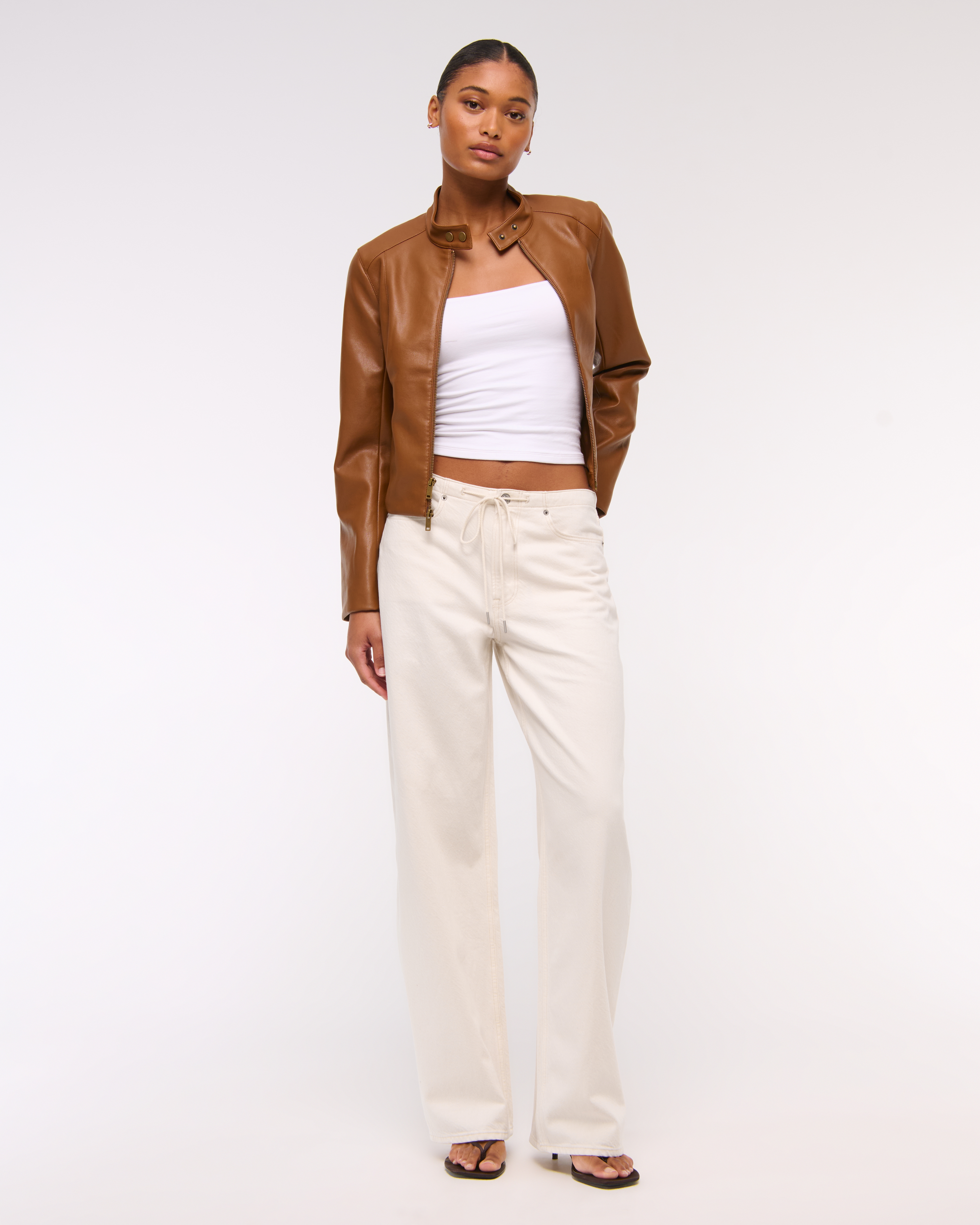 Abercrombie & Fitch Curve Love Low Rise Ultra Loose Jean