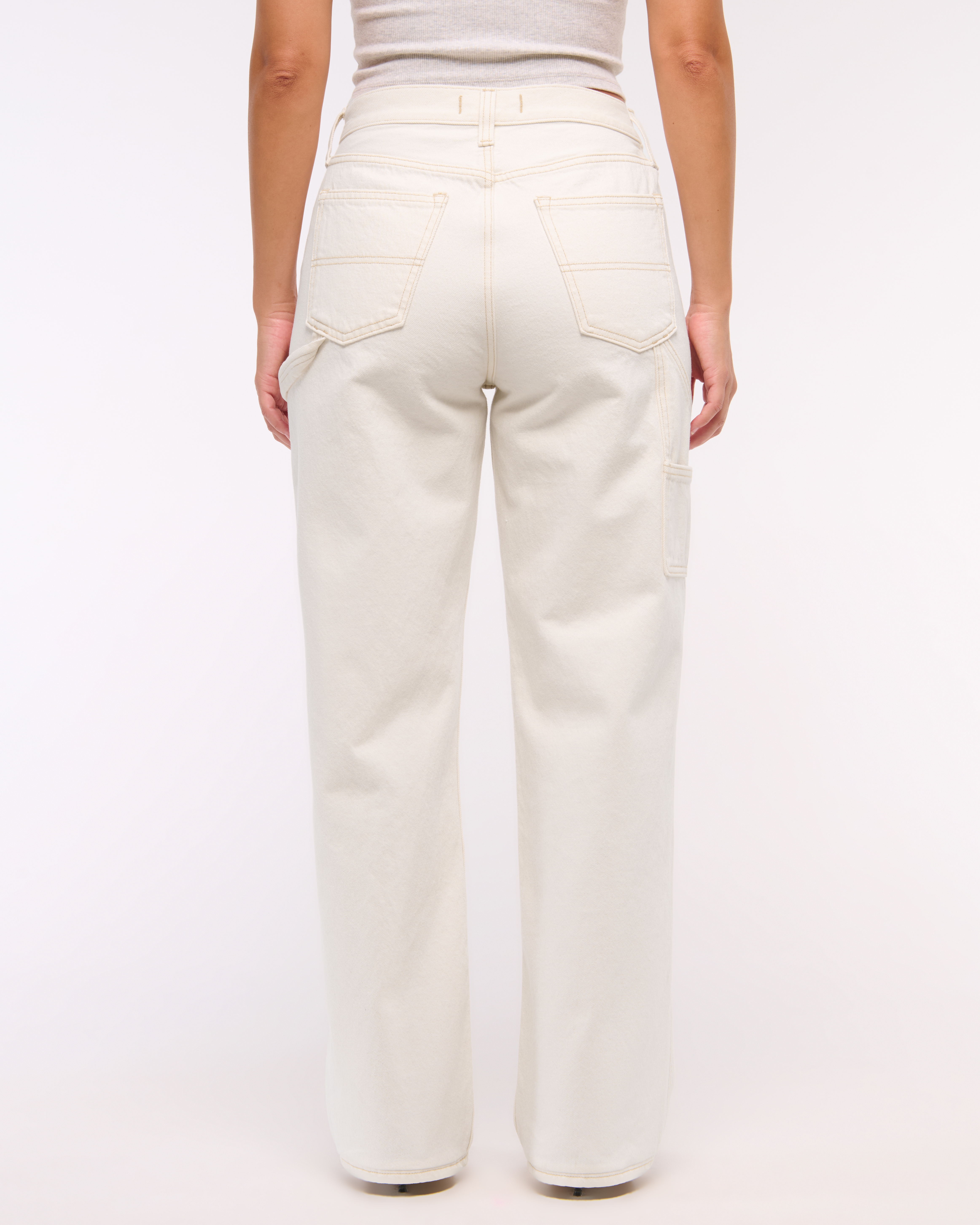 Abercrombie & Fitch Curve Love Mid Rise Slouchy Jean