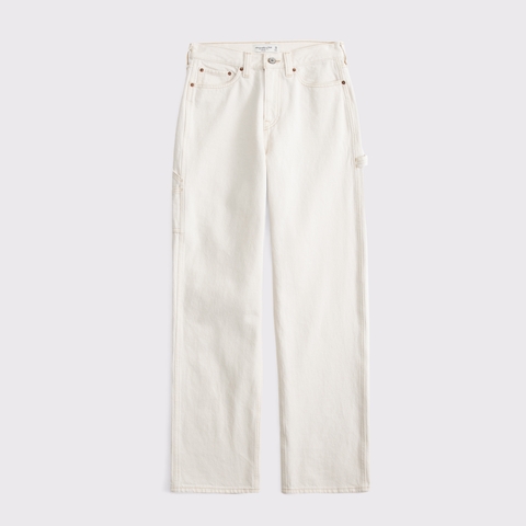 Женские джинсы Abercrombie & Fitch Curve Love Mid Rise Slouchy Jean