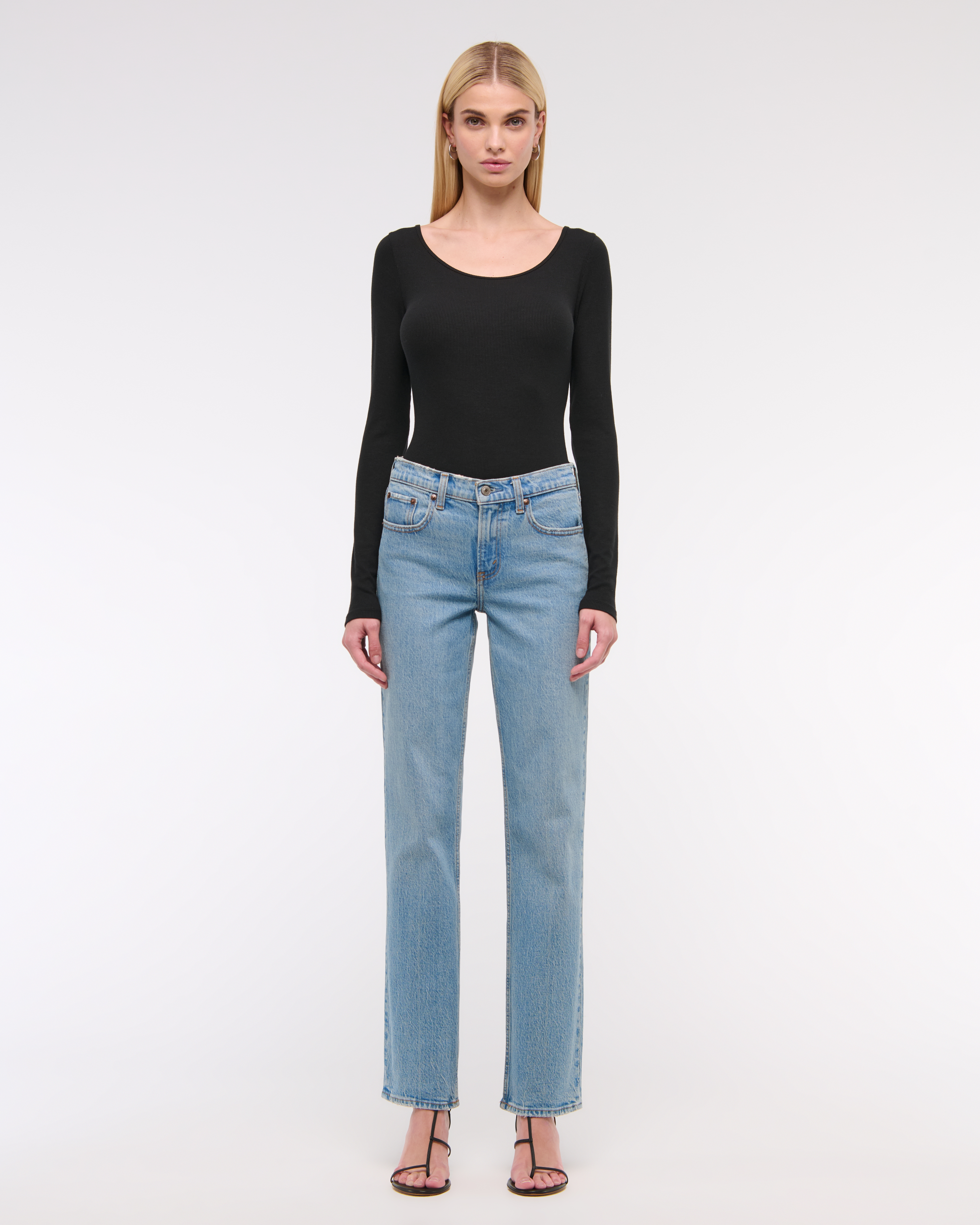 Women's Mid Rise 90s Straight Jean | Women's Bottoms