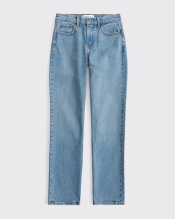 Mid Rise 90s Straight Jean
