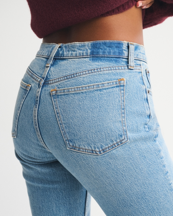 Women's Curve Love Mid Rise 90s Straight Jean | Women's Bottoms