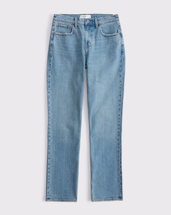 Curve Love Mid Rise 90s Straight Jean