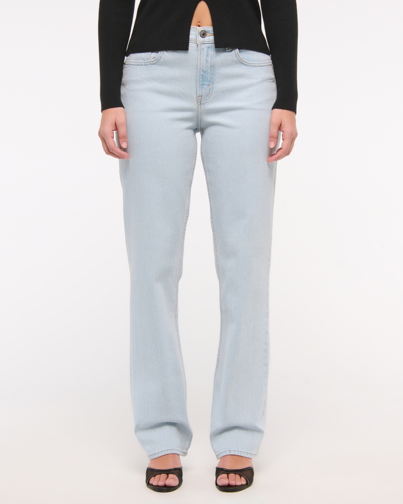 Curve Love Mid Rise 90s Straight Jean