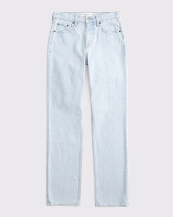 Curve Love Mid Rise 90s Straight Jean