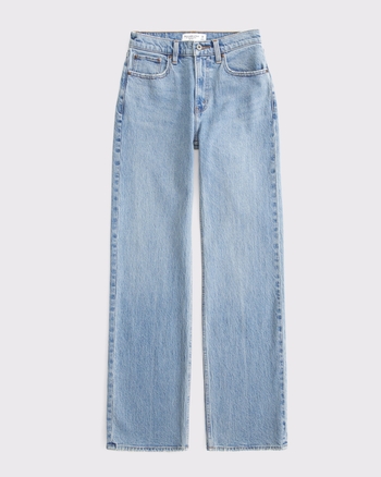 Women's Curve Love High Rise 90s Relaxed Jean | Women's Bottoms | Abercrombie.com