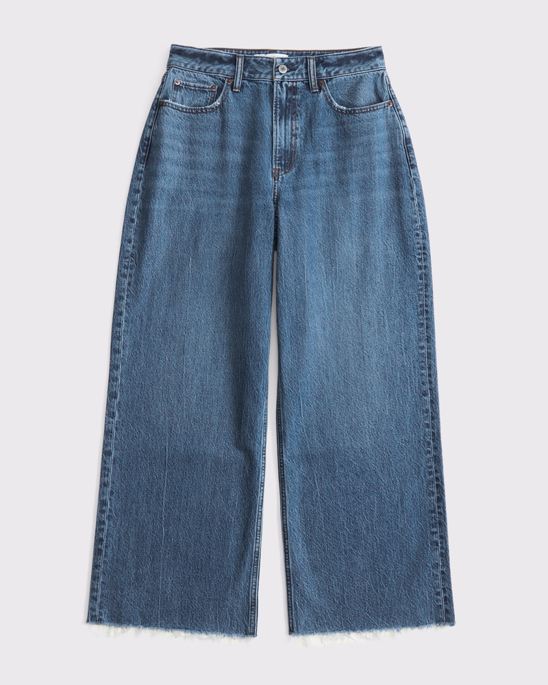 Curve Love High Rise Cropped Wide Leg Jean