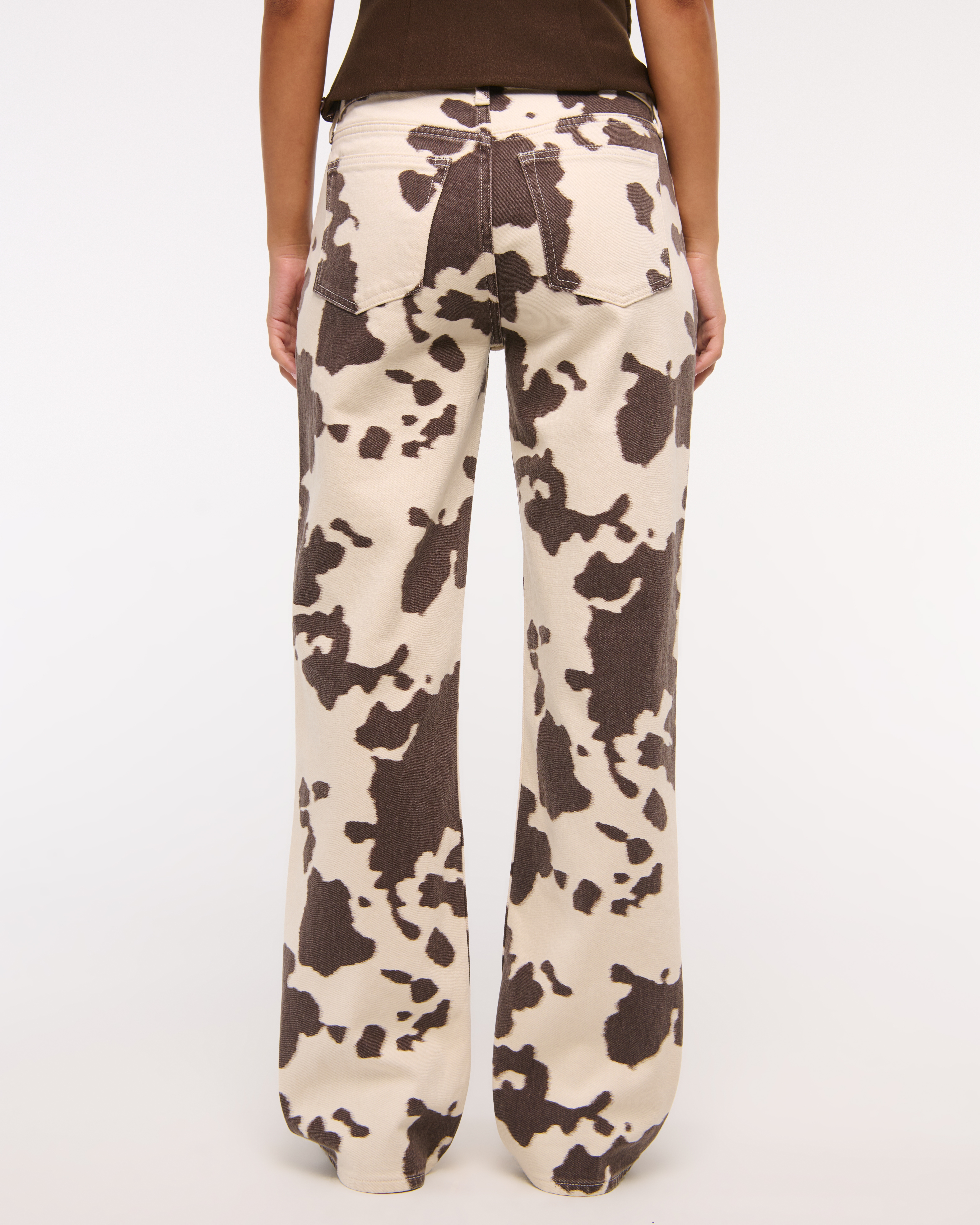 Abercrombie & Fitch Low Rise Baggy Jean In Multi