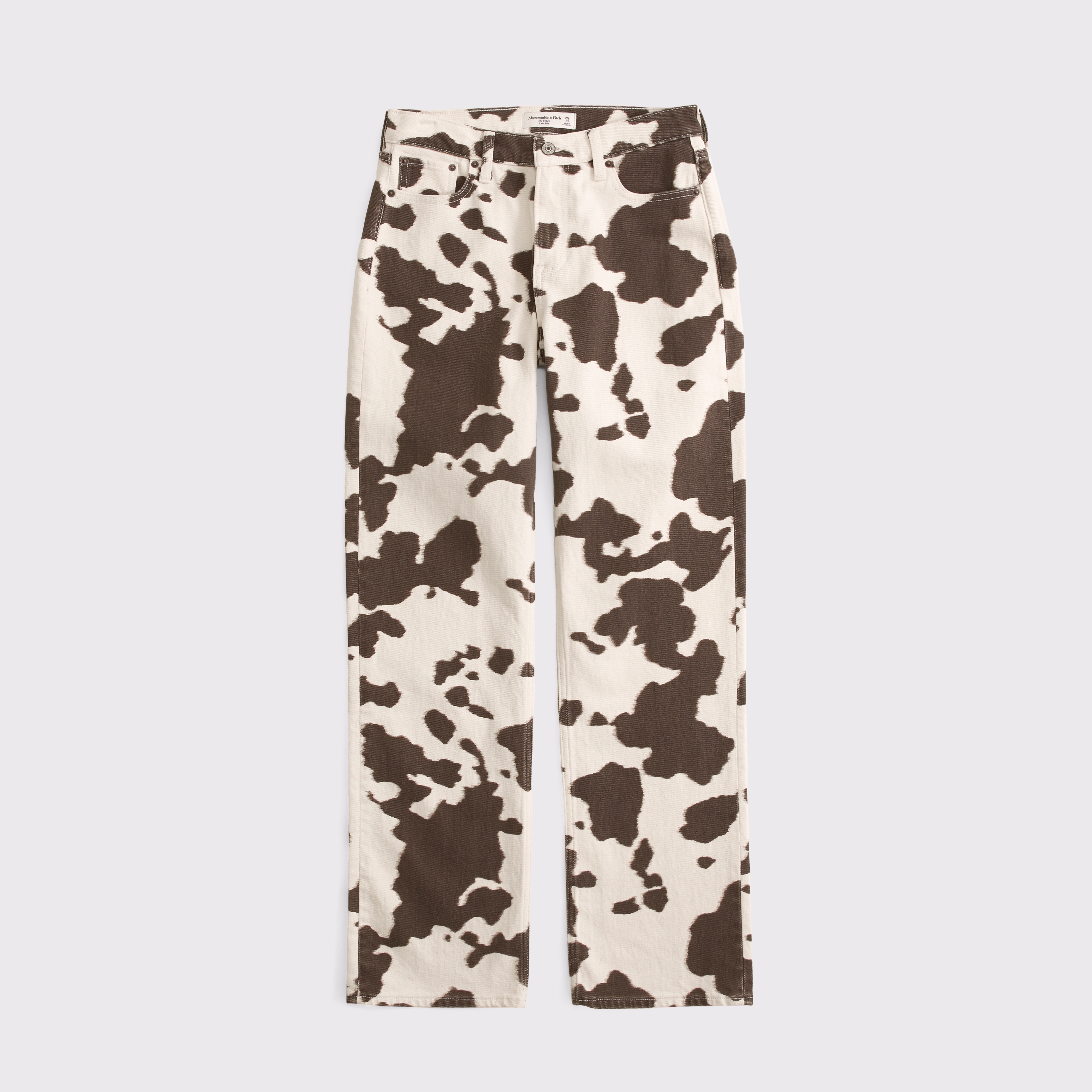 Abercrombie & Fitch Low Rise Baggy Jean In Multi