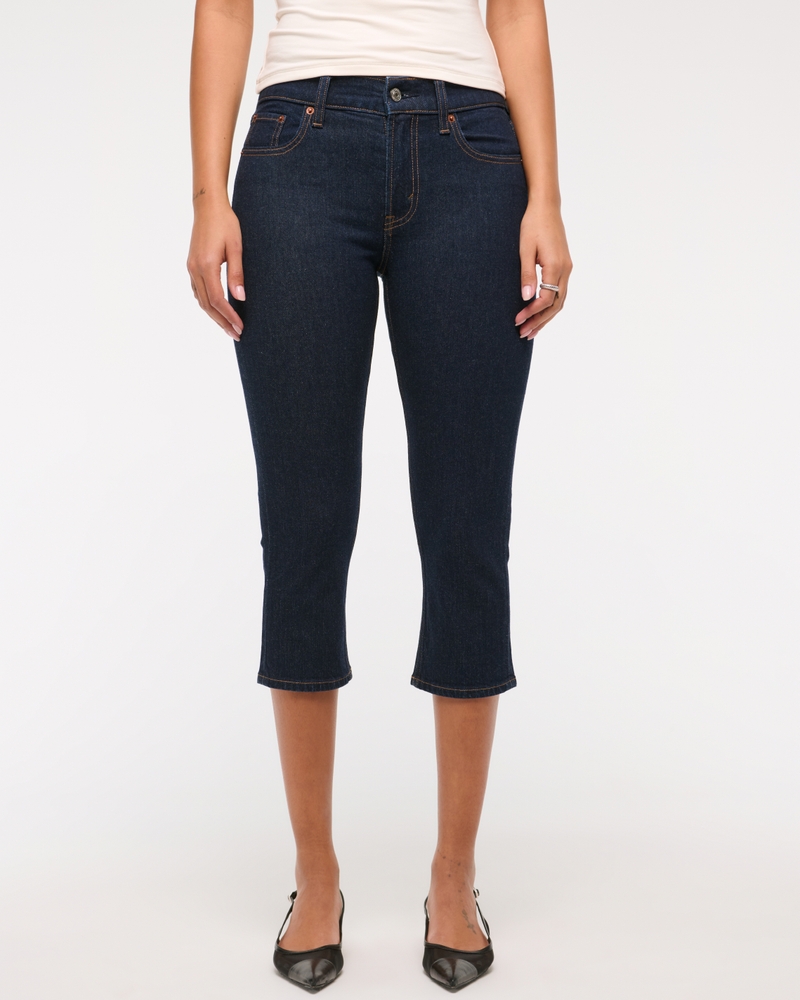 Mid Rise Capri Jean