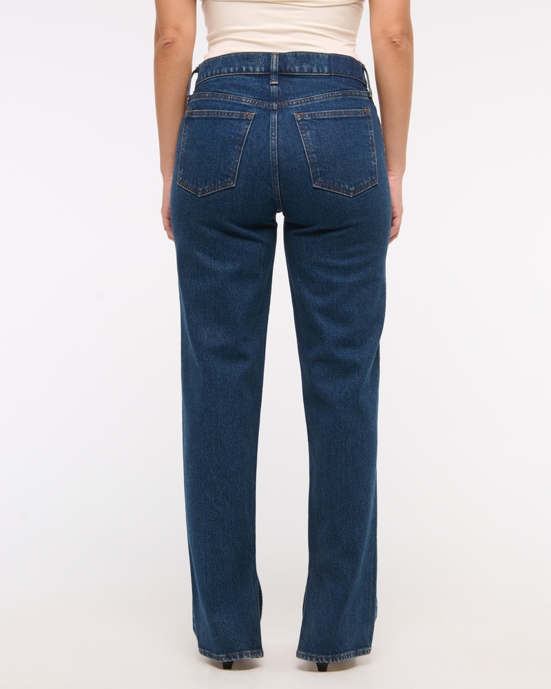 Curve Love Mid Rise 90s Straight Jean