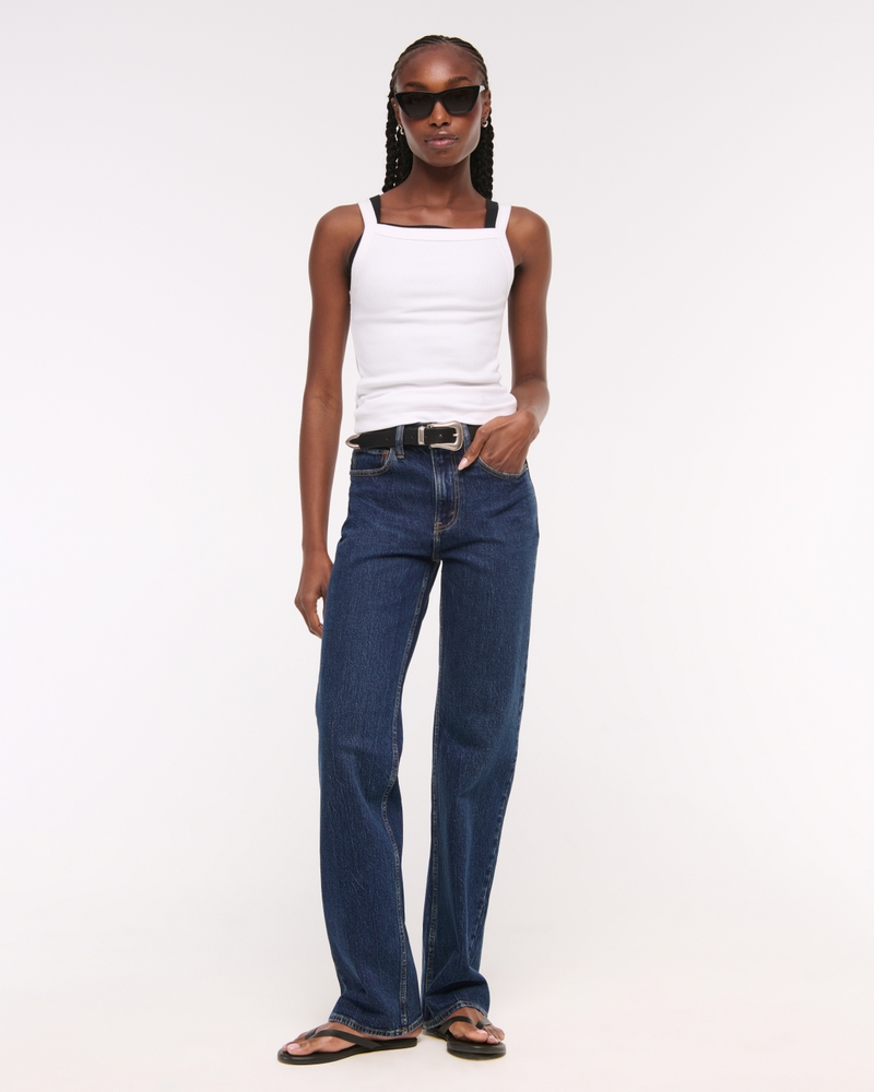 Women's High Rise 90s Relaxed Jean | Women's Bottoms | Abercrombie.com