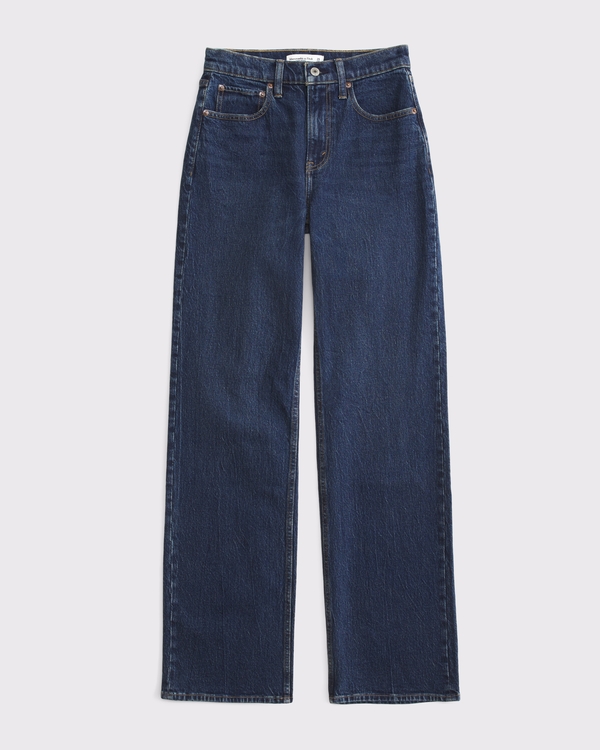 High Rise 90s Relaxed Jean, Dark Wash view 1