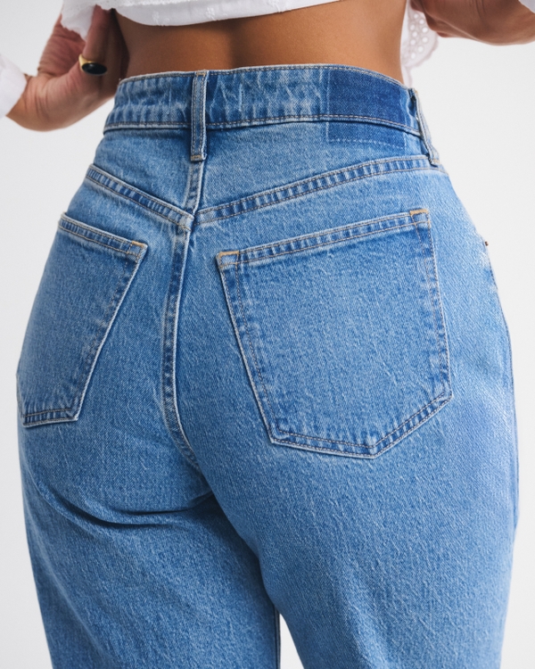Curve Love High Rise 90s Relaxed Cutwork Embroidered Jean