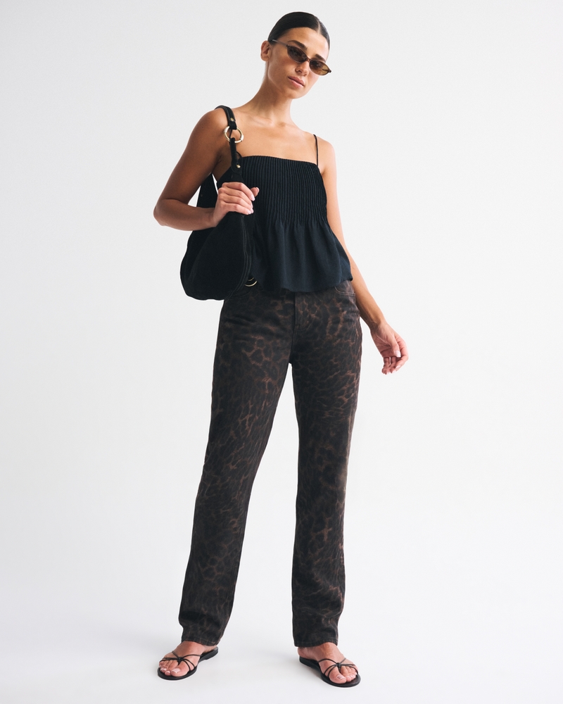 Curve Love Mid Rise 90s Straight Jean