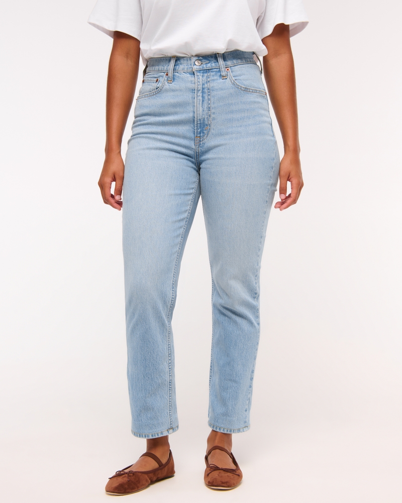 Curve Love Ultra High Rise Ankle Straight Jean