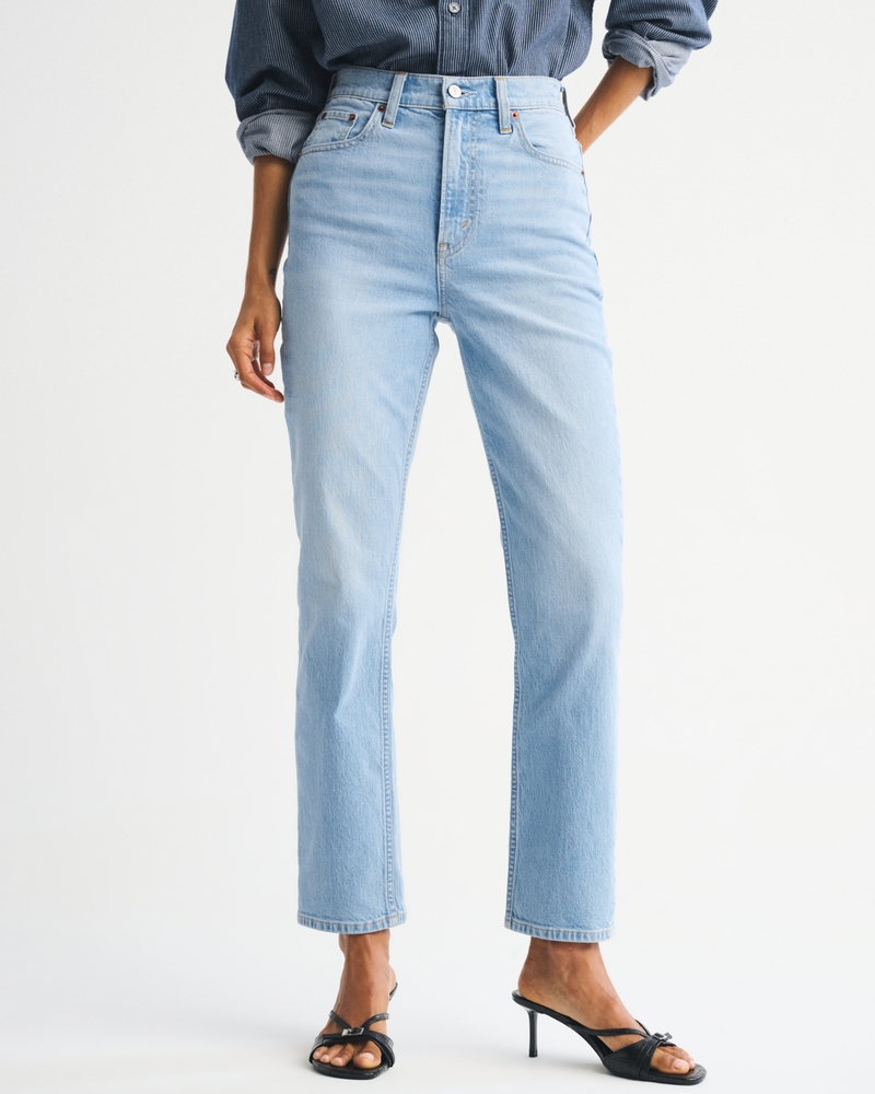 Ultra High Rise Ankle Straight Jean