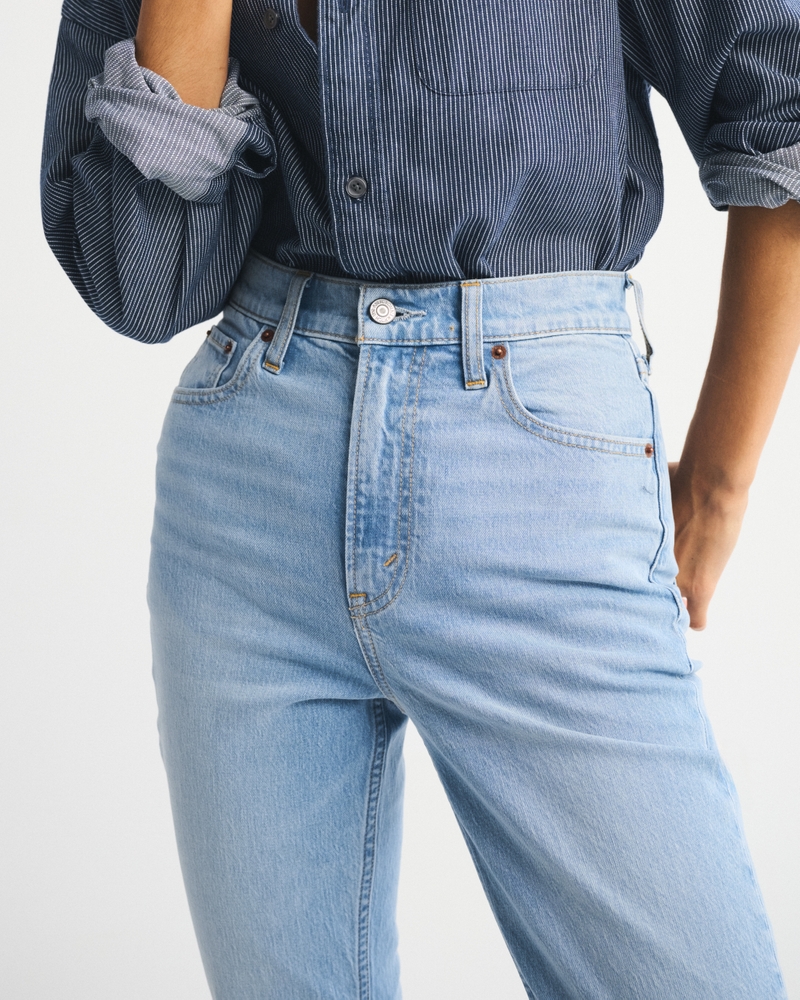 Ultra High Rise Ankle Straight Jean