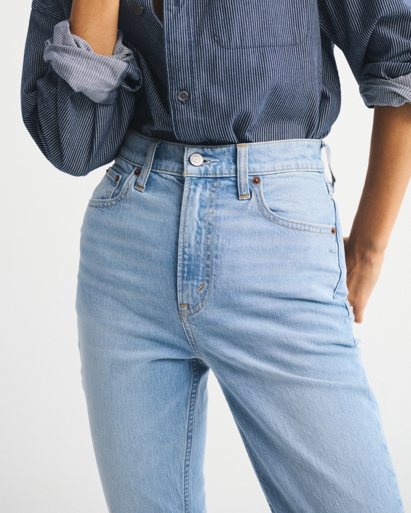 Ultra High Rise Ankle Straight Jean