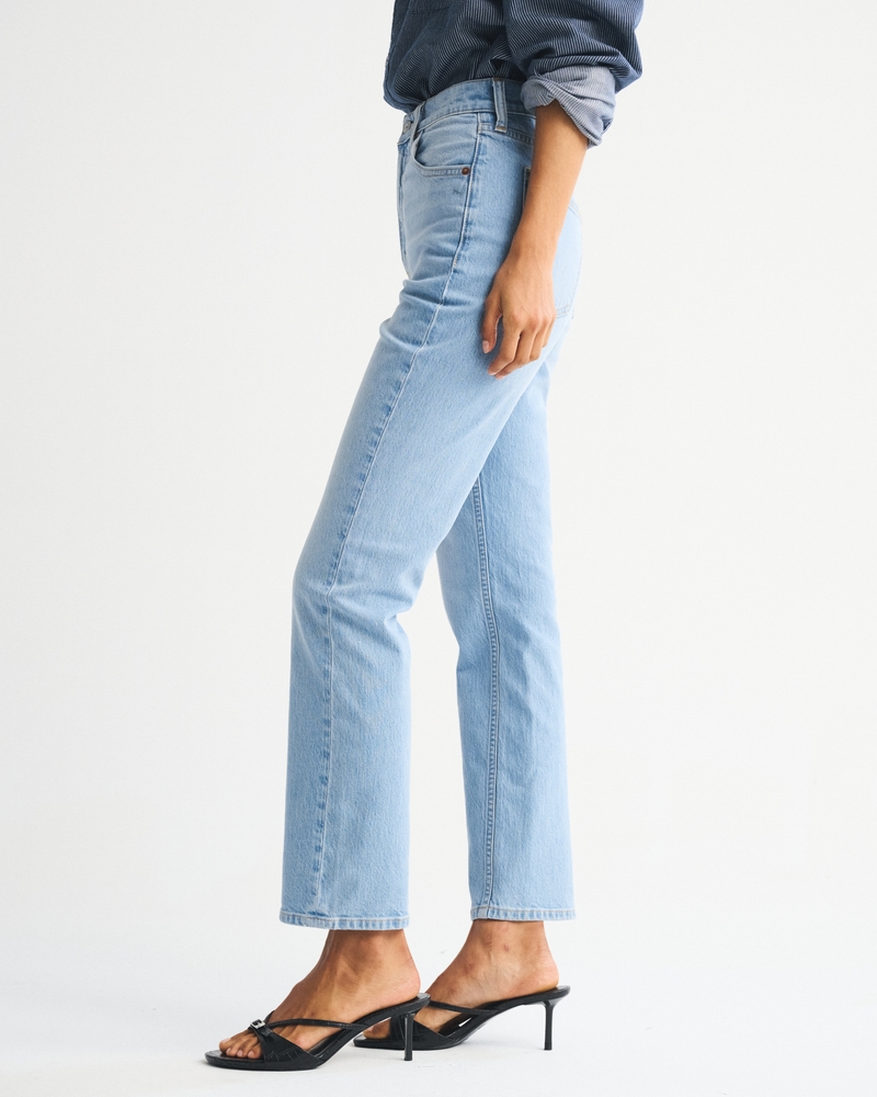 Ultra High Rise Ankle Straight Jean