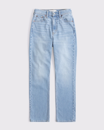 Ultra High Rise Ankle Straight Jean
