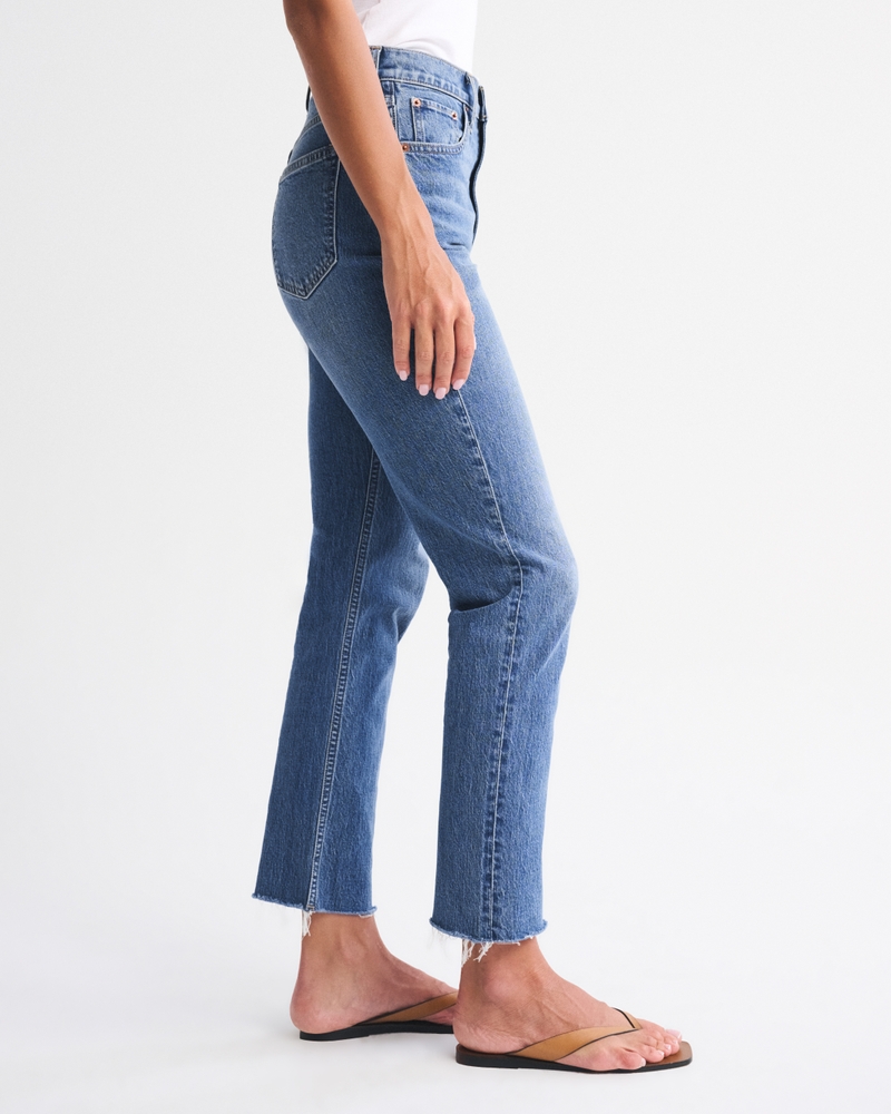 Curve Love Ultra High Rise Ankle Straight Jean