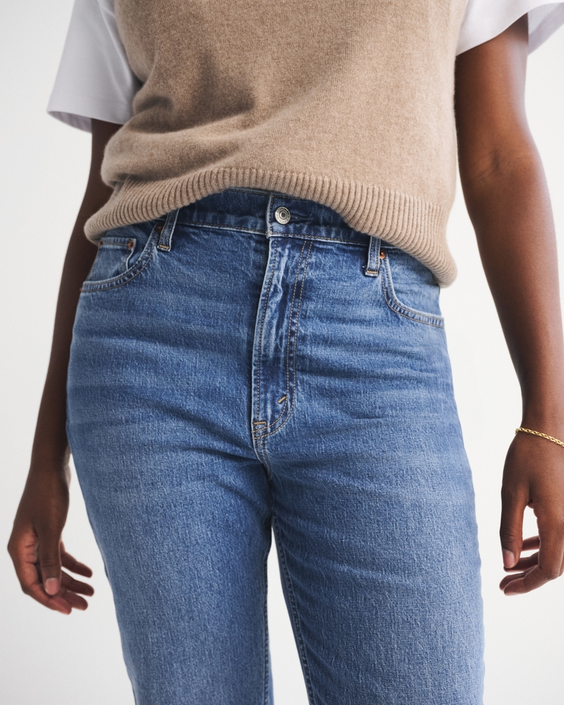 Ultra High Rise Ankle Straight Jean