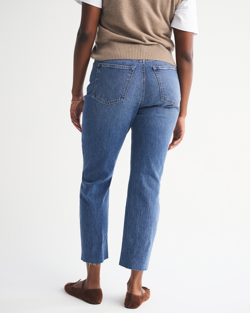 Ultra High Rise Ankle Straight Jean
