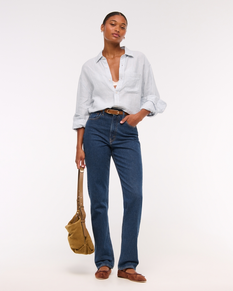 Curve Love Ultra High Rise 90s Straight Jean