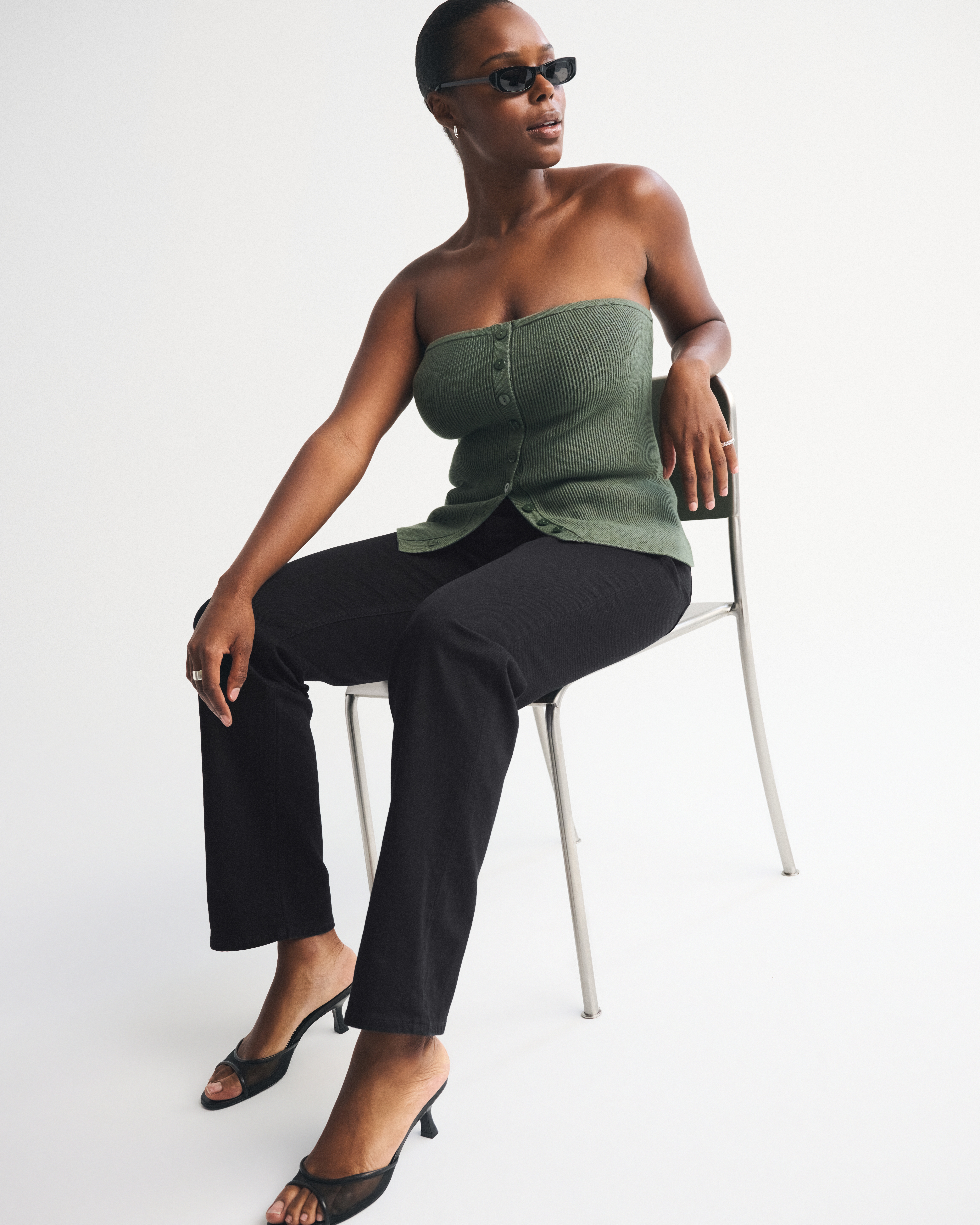 Abercrombie & Fitch Mid Rise 90s Straight Jean