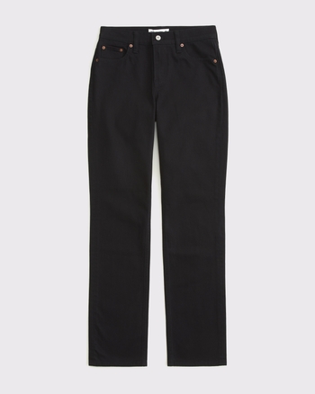 Mid Rise 90s Straight Jean