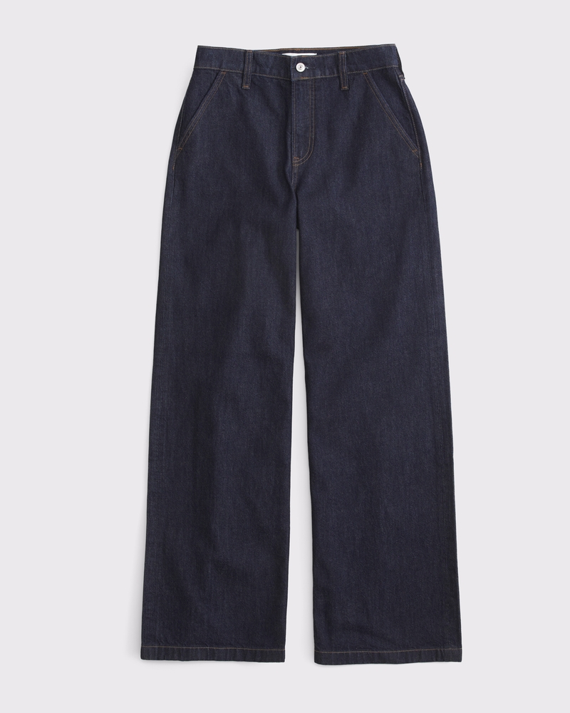 Curve Love High Rise Wide Leg Trouser Jean
