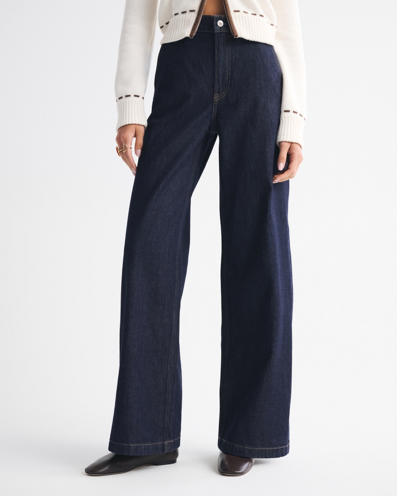 High Rise Wide Leg Jean