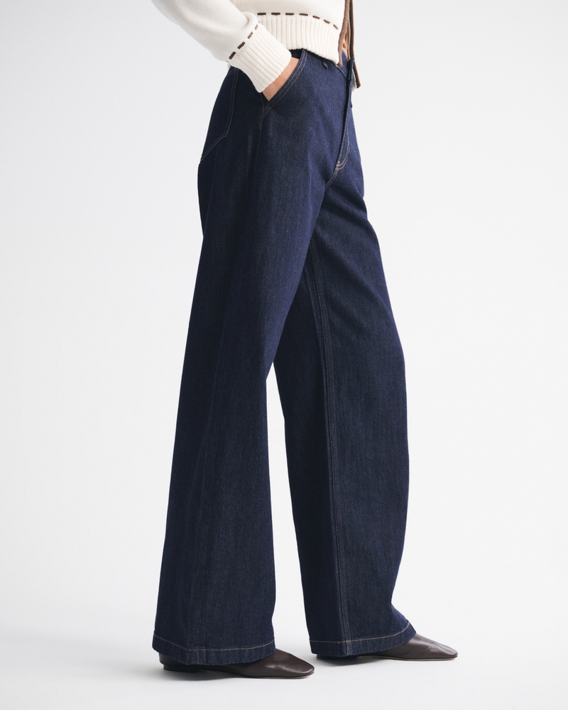 High Rise Wide Leg Jean