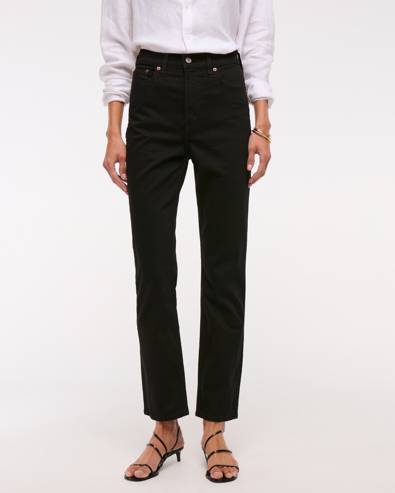Ultra High Rise Ankle Straight Jean