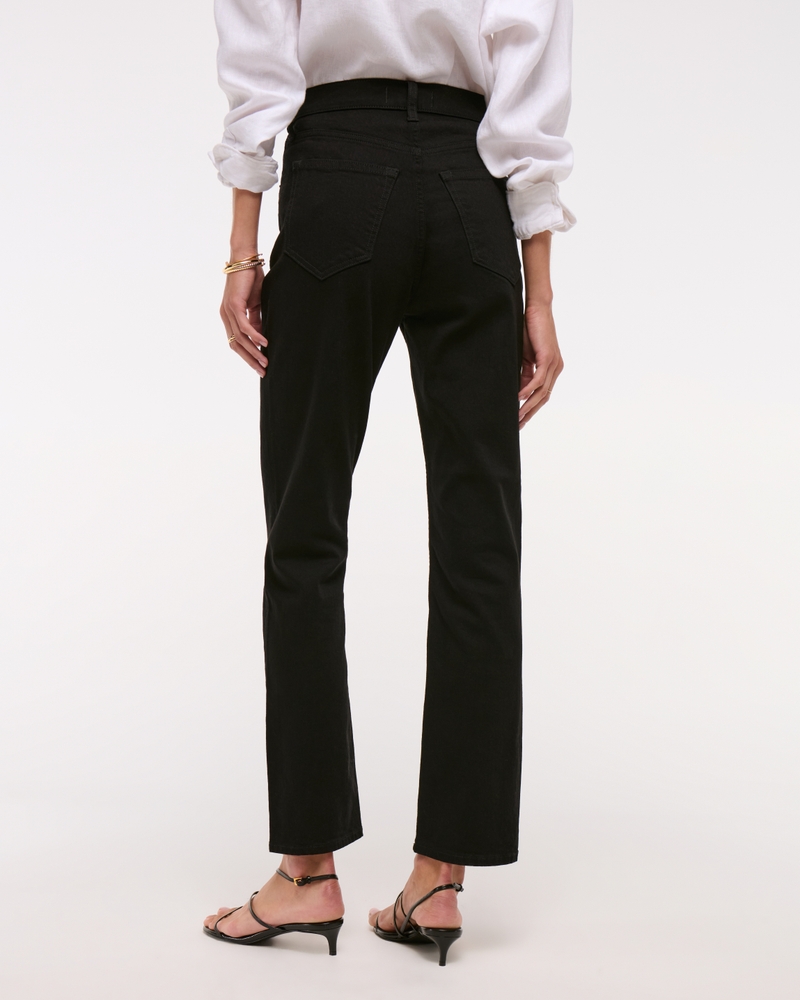 Ultra High Rise Ankle Straight Jean