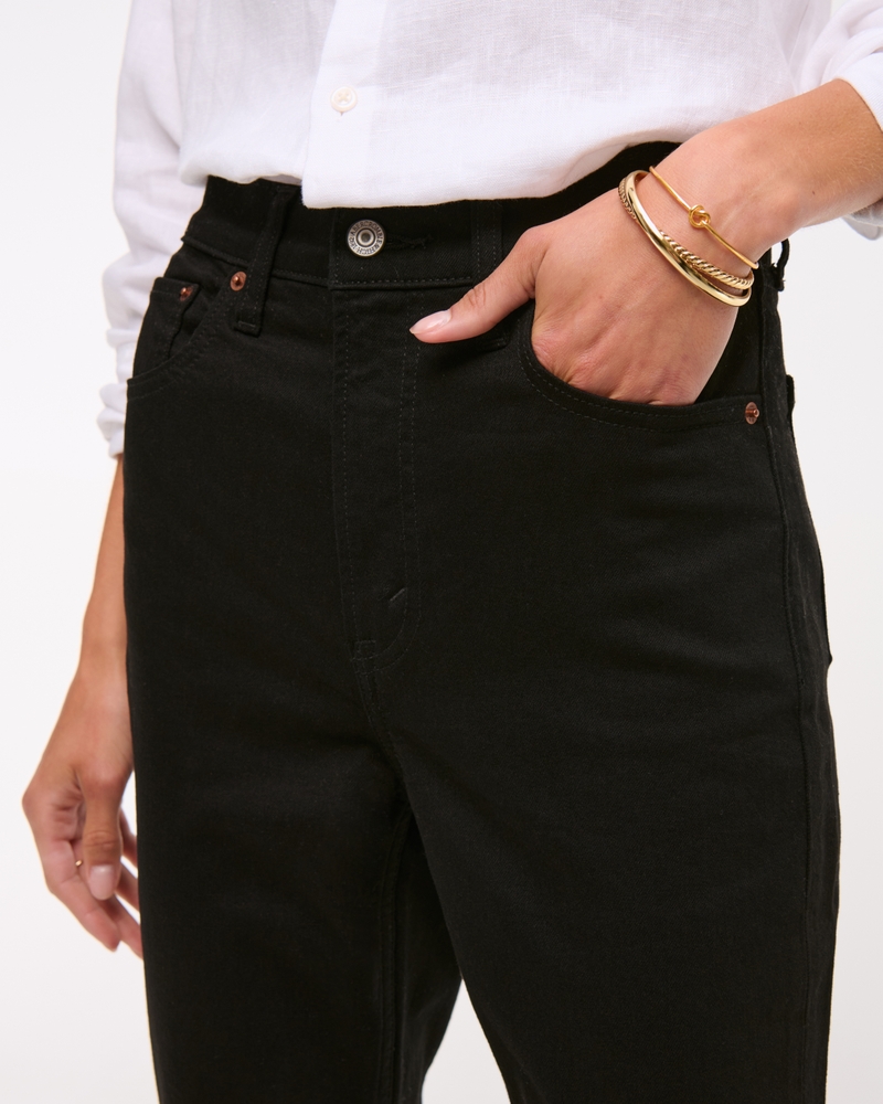 Ultra High Rise Ankle Straight Jean