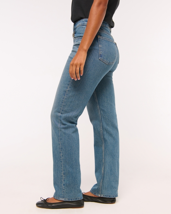 Curve Love Mid Rise 90s Straight Jean