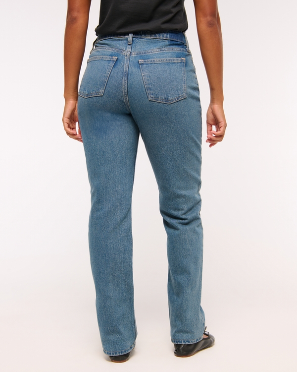 Curve Love Mid Rise 90s Straight Jean
