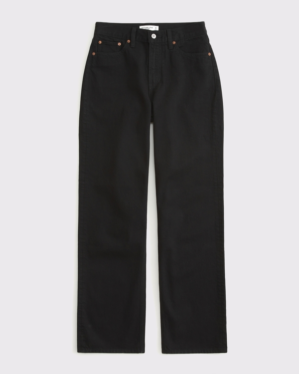Curve Love High Rise Loose Jean, No Fade Black view 1