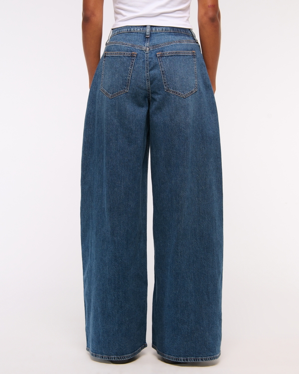 Curve Love Linen-Blend Ultra Wide Leg Jean