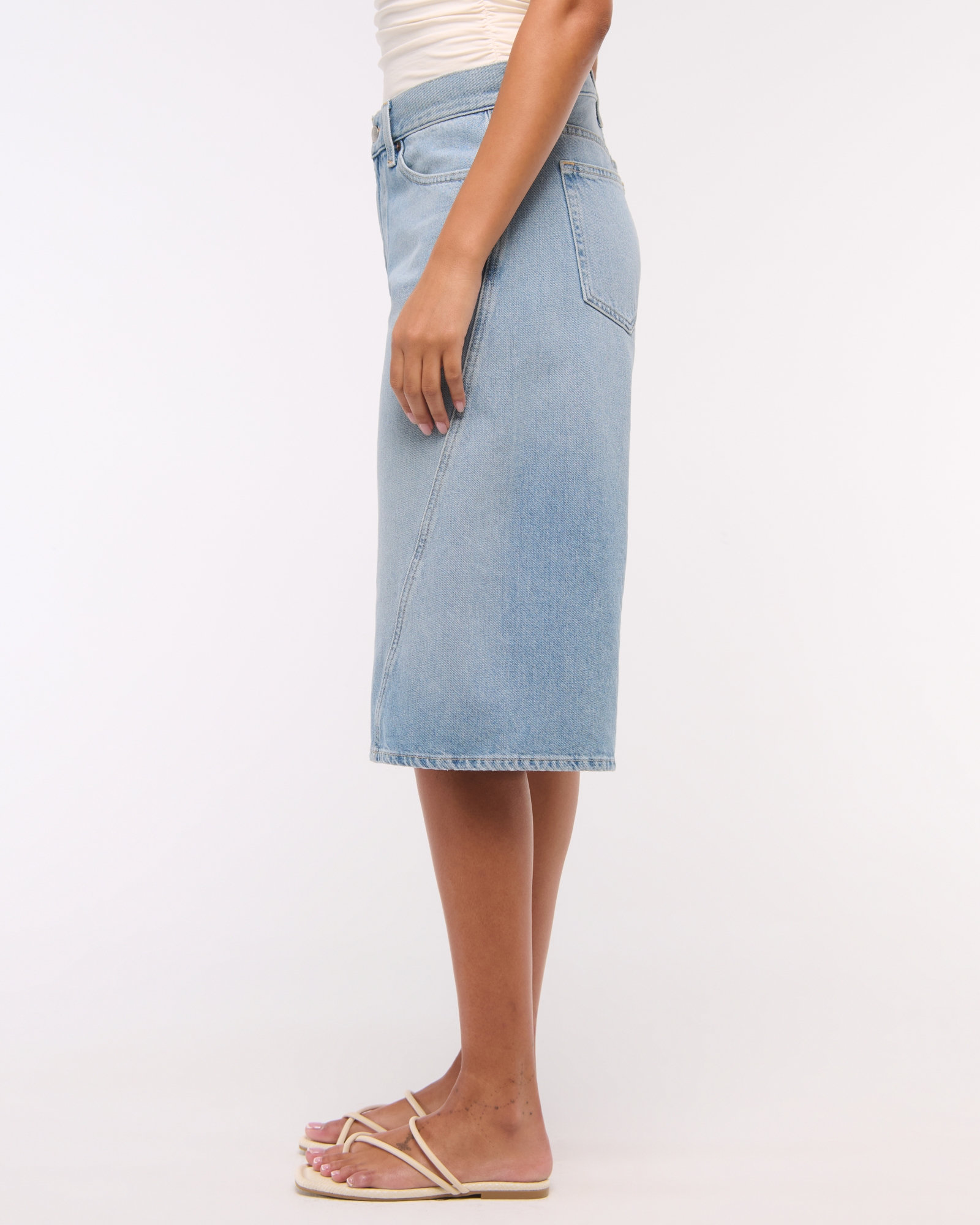 Mid Rise Culotte Jean