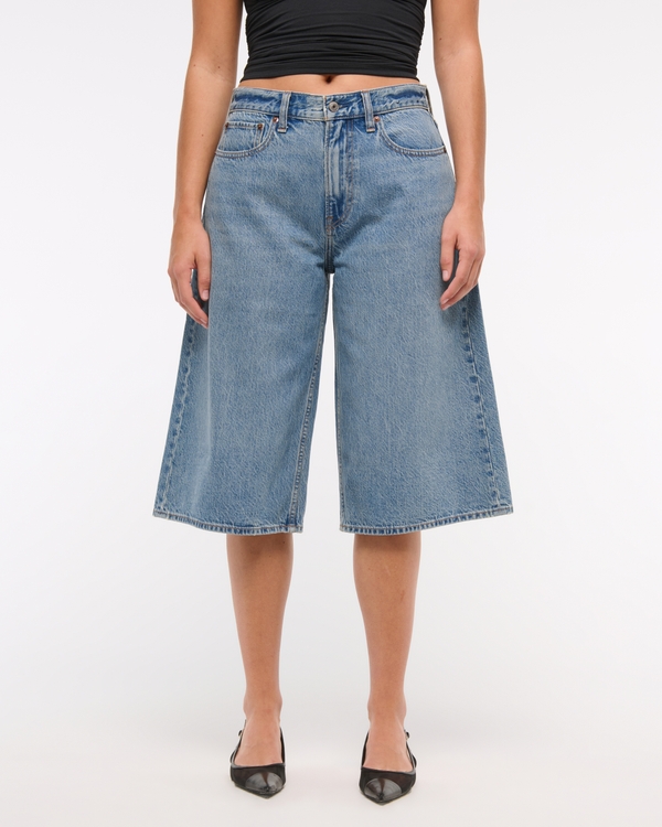 Curve Love Mid Rise Culotte Jean