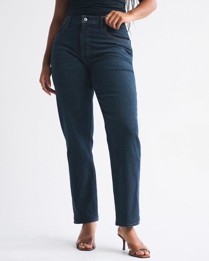 Curve Love Mid Rise 90s Straight Jean